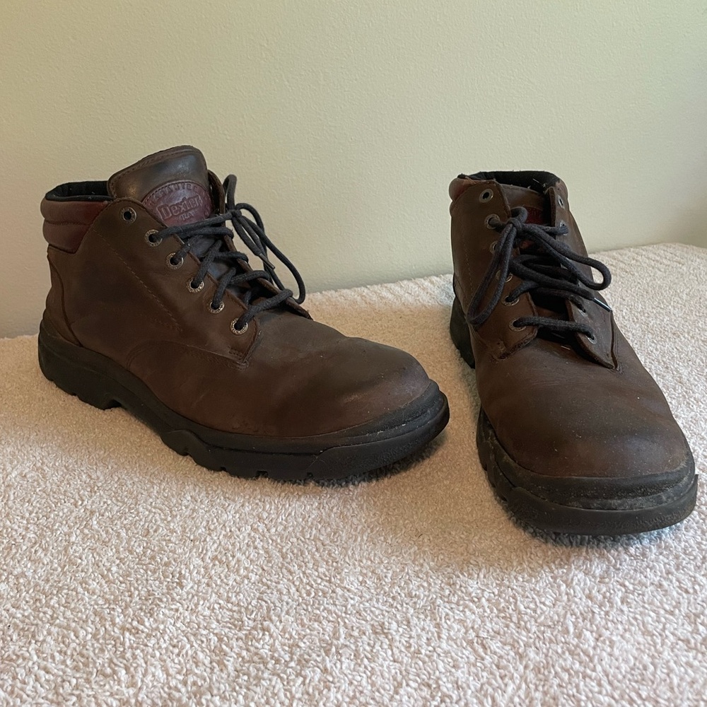 Dexter Brown Lace Up Boots Mens Size 14